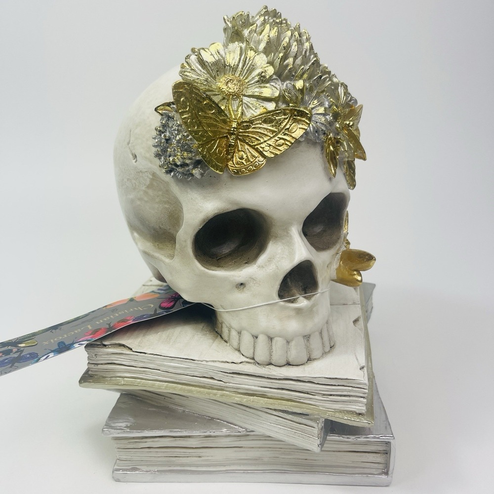 Christian Lacroix Skull Skeleton Head On Old Books Halloween Spooky 2025 Collect - Picture 13 of 16